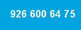 926 600 64 75